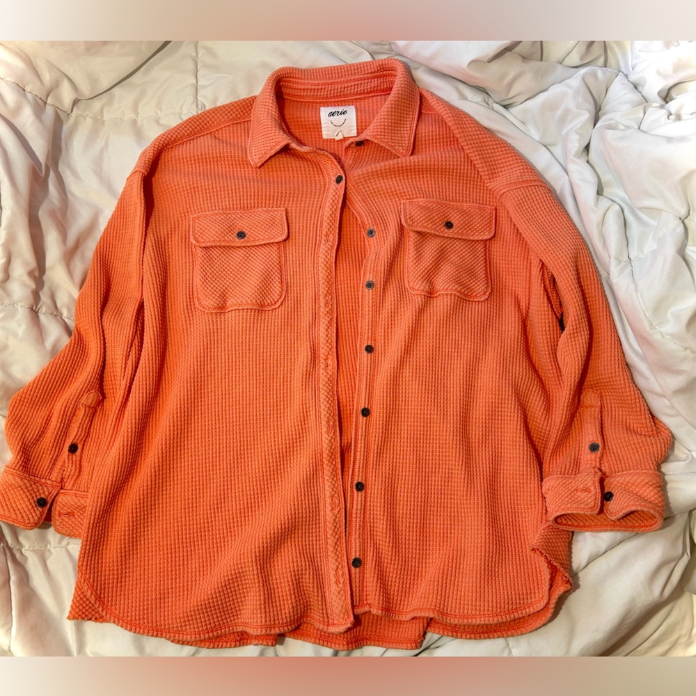 Aerie LumberJane Sherbert Orange. Size M.